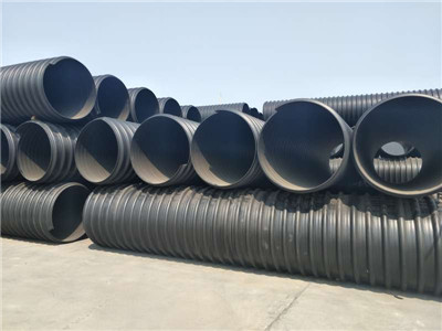 HDPE钢带螺旋增强波纹管