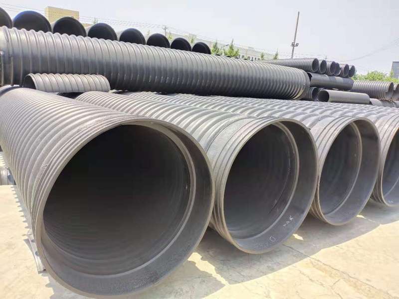 HDPE承插钢带增强螺旋波纹管